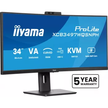 iiyama ProLite XCB3497WQSNPH-B1 tietokonenäyttö 86,4 cm (34