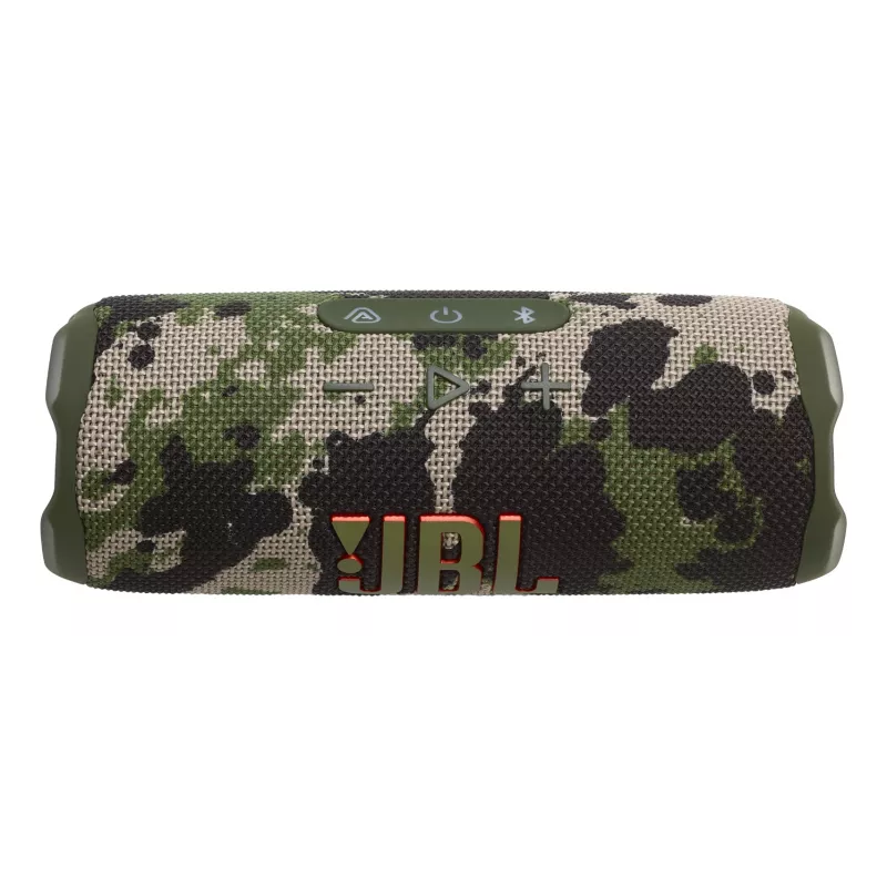 JBL Flip 7 (JBLFLIP7SQUAD) kannettava Bluetooth-kaiutin, Bluetooth 5.4, IP68, 4800 mAh, Squad khaki-maastokuvio