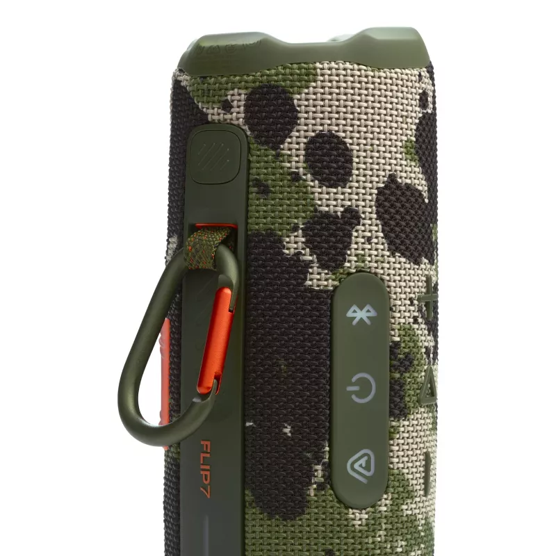 JBL Flip 7 (JBLFLIP7SQUAD) kannettava Bluetooth-kaiutin, Bluetooth 5.4, IP68, 4800 mAh, Squad khaki-maastokuvio