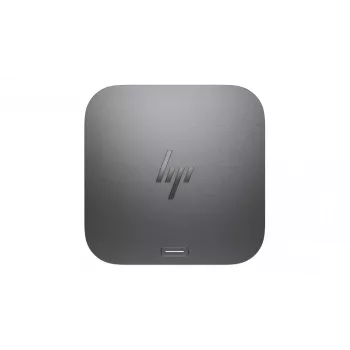 HP Thunderbolt 4 Ultra 180W G6 -telakka, johdollinen, Thunderbolt 4, 180 W, 10,100,1000,2500 Mbit/s, harmaa, 8K Ultra HD