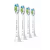 Sähköhammasharjan harjaspäät Philips HX6064/87 Optimal White — 4 kpl, valkoinen, keskikovat harjakset