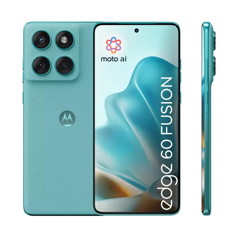 Motorola edge 60 fusion 16,9 cm (6,67 inch) Dual SIM Android 15 5G USB Type-C 8 GB 256 GB 5200 mAh turkoosi