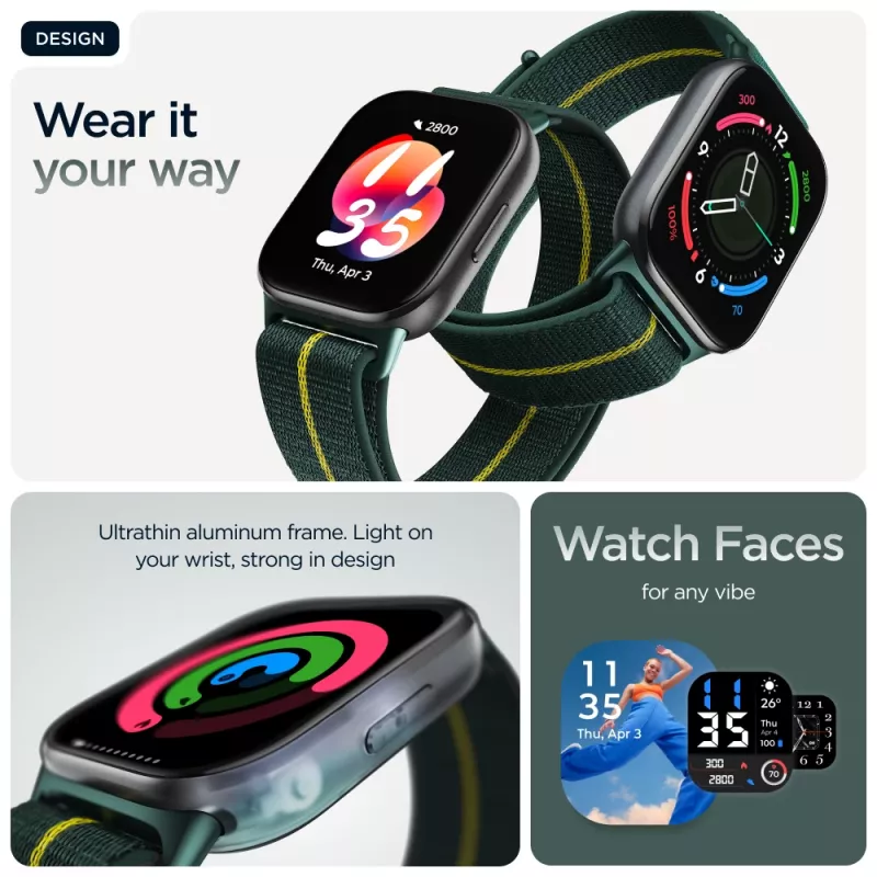 Motorola Solutions Watch Fit vihreä (PG38C07182)