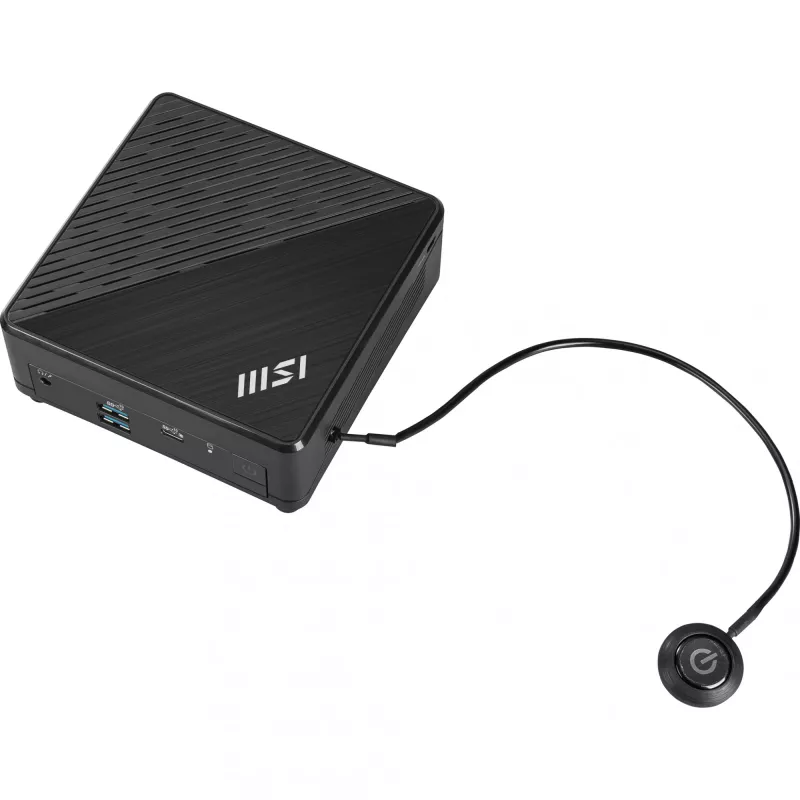 MSI Cubi N ADL S-098EU Intel® N N200 4 GB DDR4-SDRAM 128 GB SSD Windows 11 Pro Mini-PC musta