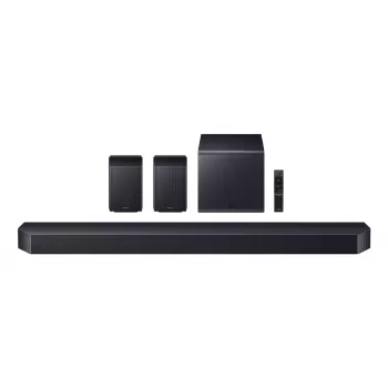 Soundbar Samsung HW-Q990F 11.1.4 kanavaa, 756 W, musta, langaton subwoofer, HDMI, Wi‑Fi