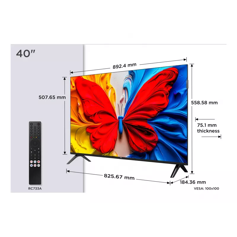 TCL 40S5K TV 101,6 cm (40