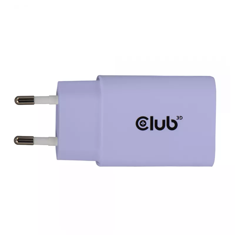 Virtalähde club 3d USB-C-laturi 30W 2 kpl:n pakkaus kompakti puhelimille ja tableteille