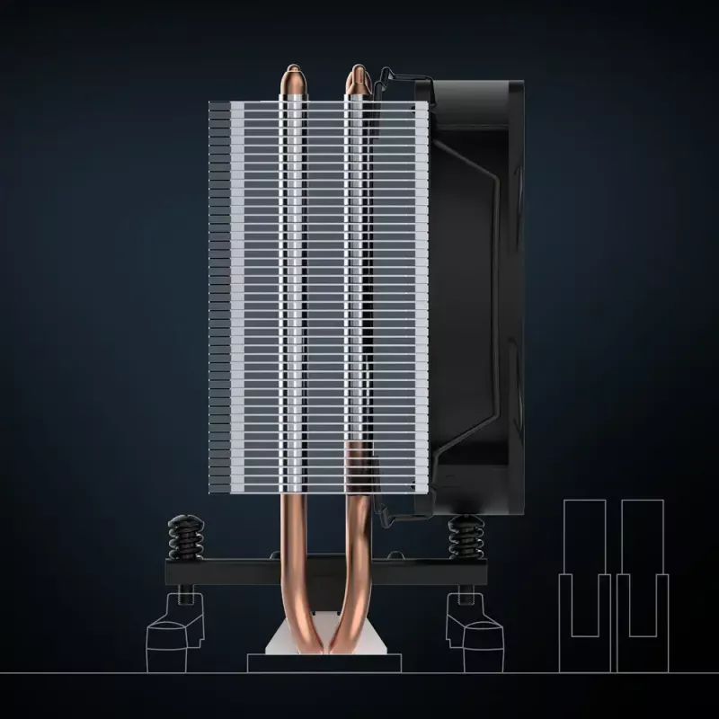 Ilmajäähdytin ARCTIC Freezer 8A Compact AMD CPU -jäähdytin
