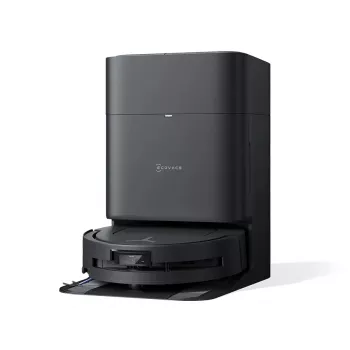 Robotti-imuri Ecovacs Deebot T80 Omni – pussiton 3 L pöly, 0,11 L vesi, 6400 mAh, 297 min käyttöaika, musta