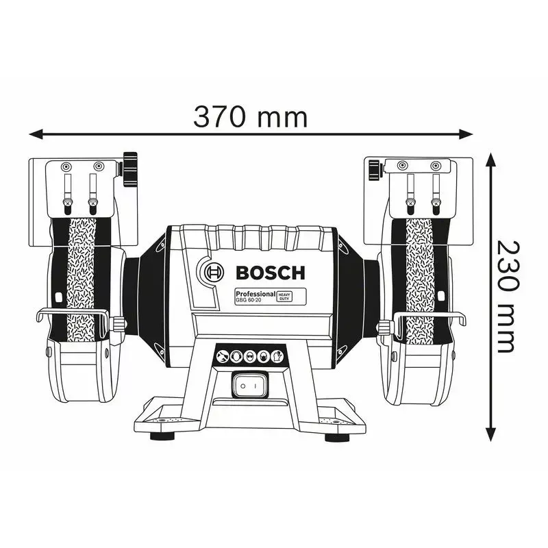 Bosch 0 601 27A 400 pöytähiomakone 3600 kierr./min 600 W