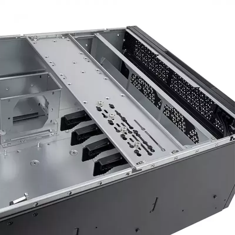 Palvelinteline Silverstone RM52 musta ATX SFX 440x550x220mm