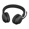 Jabra Evolve2 65 USB-C musta MS latausteline stereo