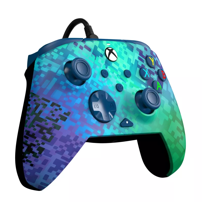 “PDP Rematch Advanced” musta, vihreä USB peliohjain analoginen / digitaalinen PC, Xbox One, Xbox Series S, Xbox Series X