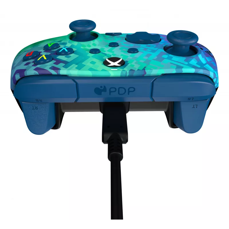 “PDP Rematch Advanced” musta, vihreä USB peliohjain analoginen / digitaalinen PC, Xbox One, Xbox Series S, Xbox Series X