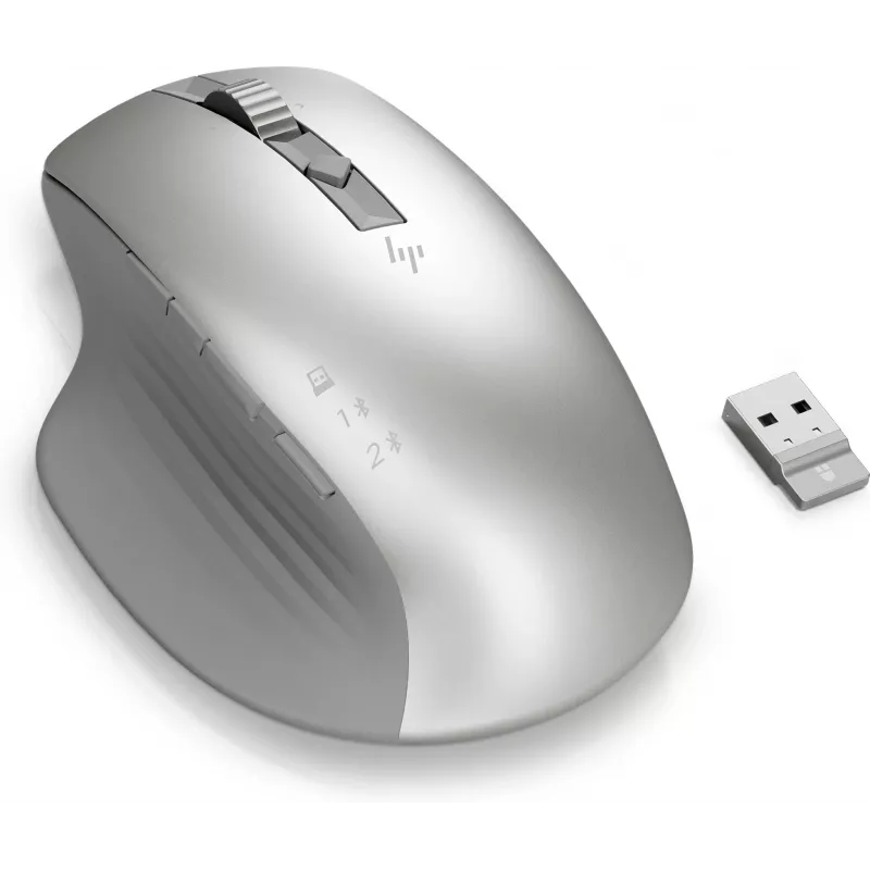 HP 930 Creator langaton hiiri, oikeakätinen, Bluetooth, 3000 DPI, hopea