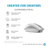 HP 930 Creator langaton hiiri, oikeakätinen, Bluetooth, 3000 DPI, hopea