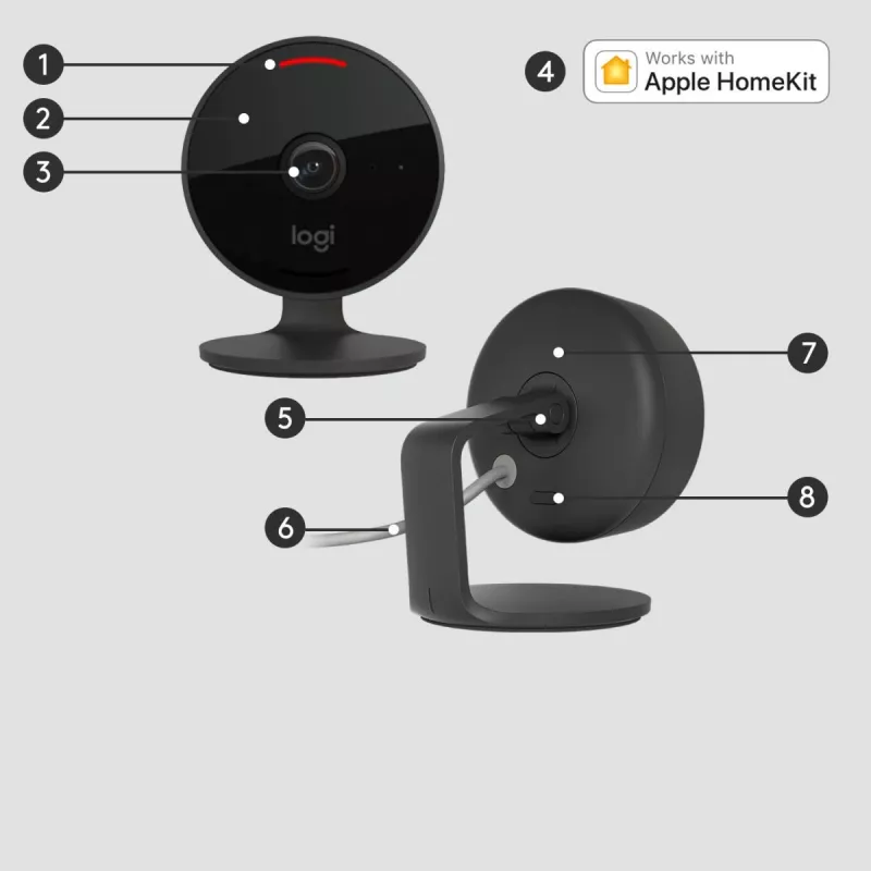IP-valvontakamera Logitech Circle View Camera HD 1080