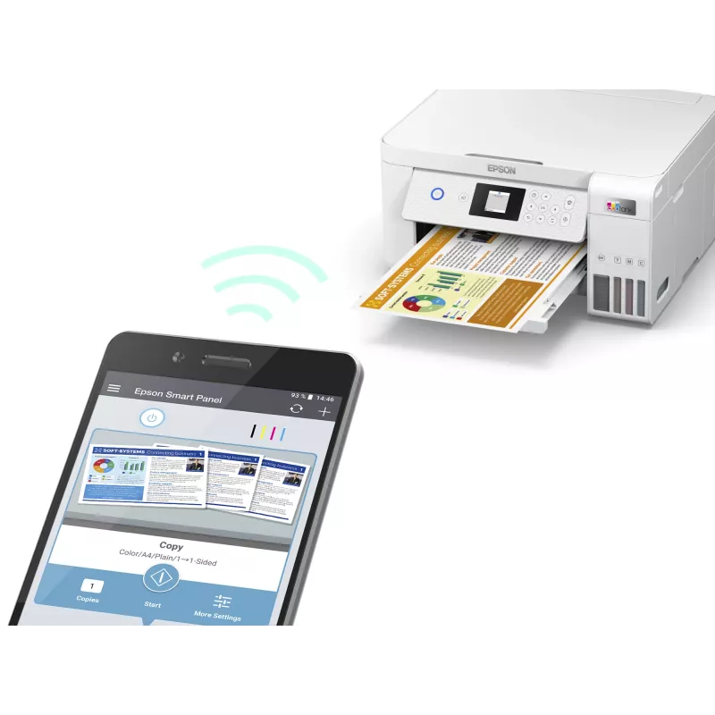 Epson EcoTank ET-2856 mustesuihku A4 5760 x 1440 DPI 33 ppm Wi-Fi
