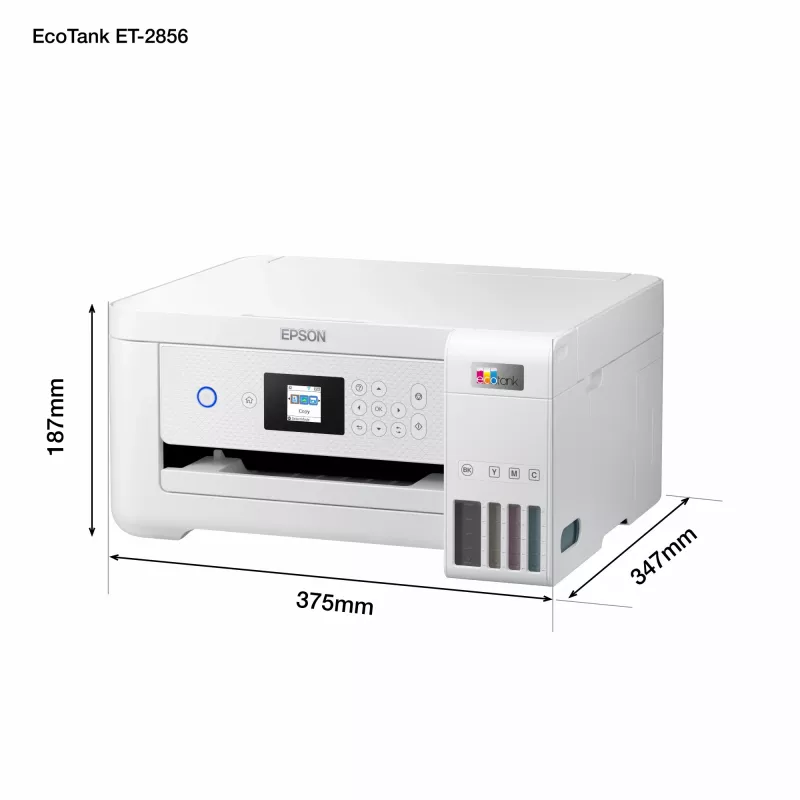 Epson EcoTank ET-2856 mustesuihku A4 5760 x 1440 DPI 33 ppm Wi-Fi