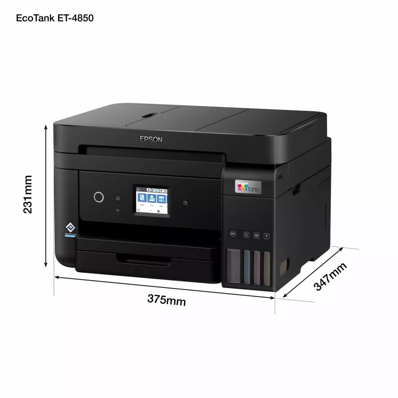 Epson EcoTank ET-4850 mustesuihku A4 4800 x 1200 DPI 33 ppm Wi-Fi