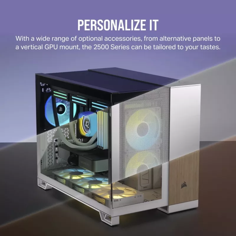 CORSAIR PC-kotelo - Mid-Tower - 2500x Dual Chamber - musta
