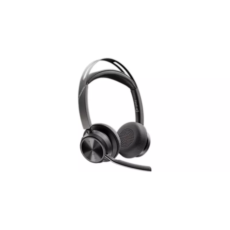 HP Poly Voyager Focus 2 USB-C-C Headset +USB-C/A sovitin +latausteline