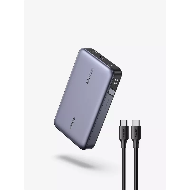Ugreen 25188 varavirtalähde 20000 mAh harmaa