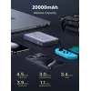 Ugreen 25188 varavirtalähde 20000 mAh harmaa