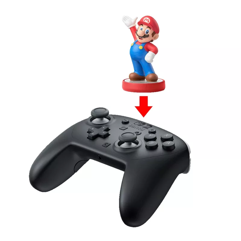 Nintendo Switch 2 Pro Controller musta Bluetooth-peliohjain analoginen / digitaalinen Nintendo Switch 2