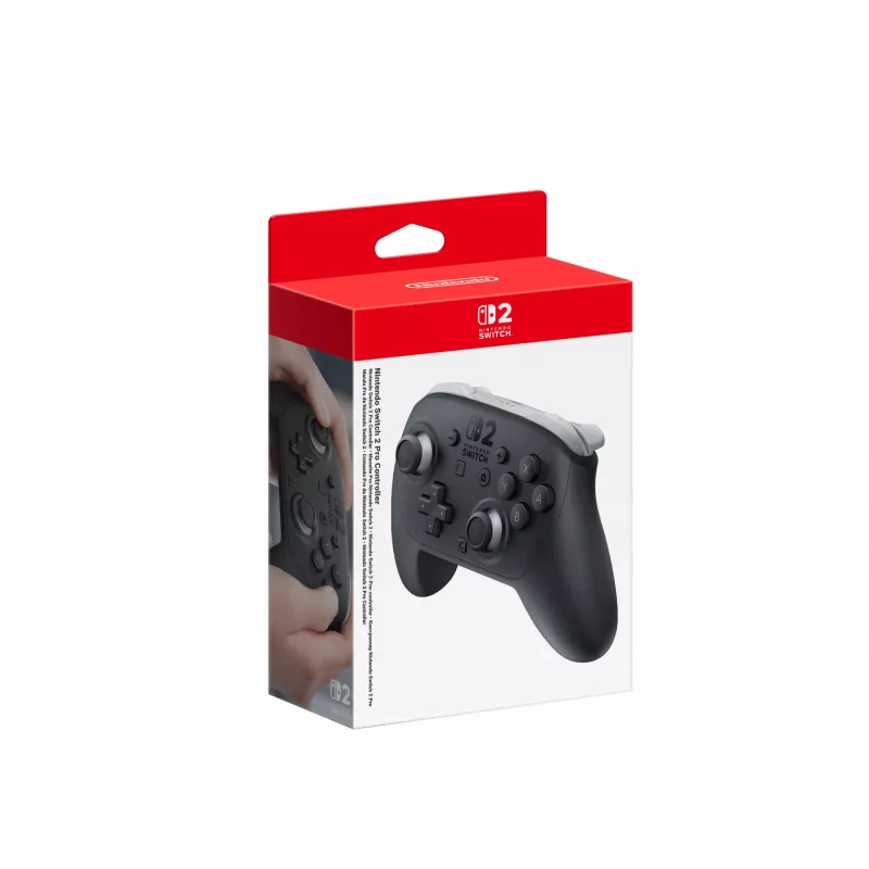 Nintendo Switch 2 Pro Controller musta Bluetooth-peliohjain analoginen / digitaalinen Nintendo Switch 2