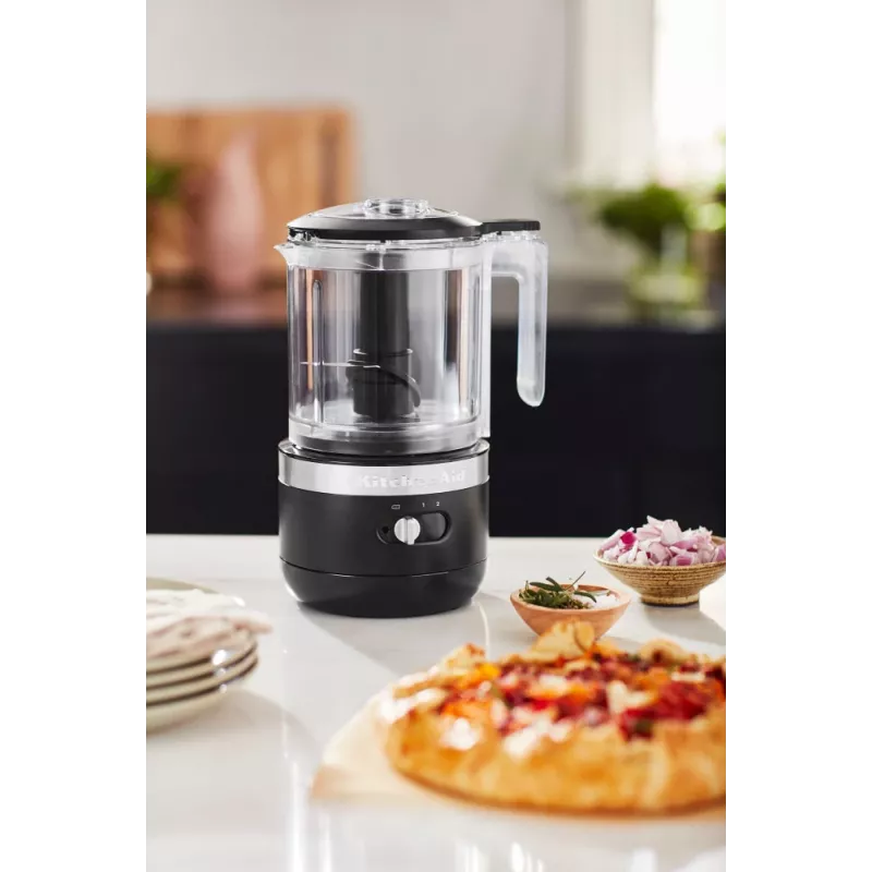 Sähköinen silppuri KitchenAid 5KFCB519EBM 1,19 L 24 W musta läpinäkyvä