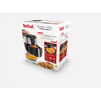 Tefal Easy Fry EY701D Single 5,6 L erillinen 1850 W kiertoilmakypsennin musta, ruostumaton teräs