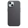 Apple FineWoven -kotelo MagSafe-yhteensopiva iPhone 15 musta