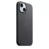 Apple FineWoven -kotelo MagSafe-yhteensopiva iPhone 15 musta