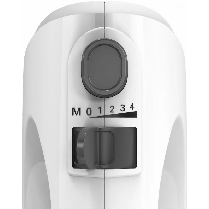Käsivatkain Bosch MFQ24200 — 400 W, 4 nopeutta, turbo, harjattu teräs/valkoinen