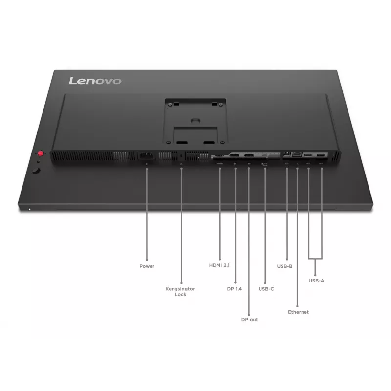 Lenovo ThinkVision P27QD-40 näyttö, 68,6 cm (27 inch), 2560 x 1440 pikseliä, Wide Quad HD, LED, 6 ms, musta