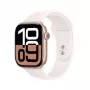 APPLE Watch Series 10 GPS 46mm ruusukulta alumiinikuori Light Blush -urheilurannekkeella - M/L