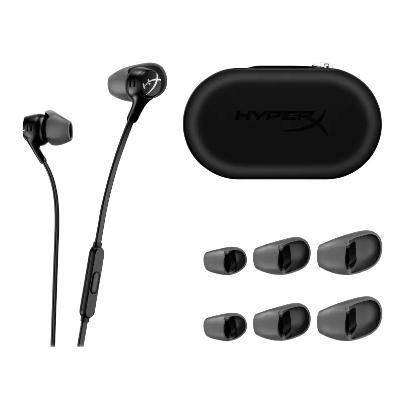 HyperX Cloud Earbuds II musta