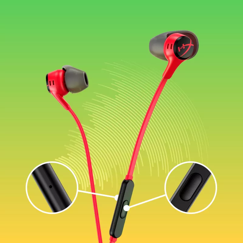 HyperX Cloud Earbuds II musta
