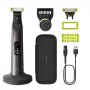 Philips OneBlade Pro 360 QP6652/61 kasvoille ja vartalolle, integroitu näyttö, pestävä, akku, kromi