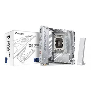 Emolevy GIGABYTE B860I AORUS PRO ICE, Intel B860, LGA 1851, Mini-ITX