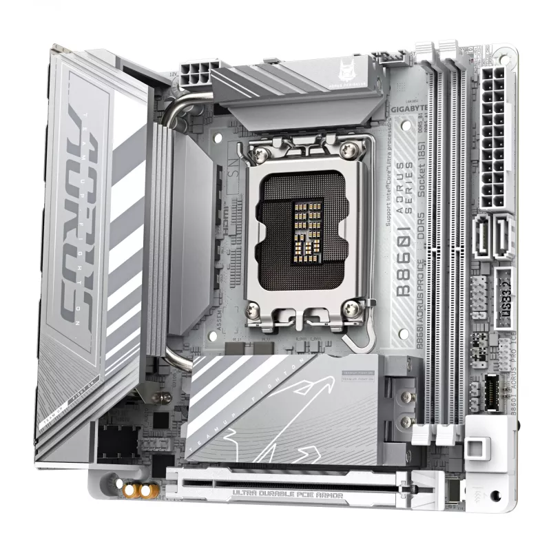 Emolevy GIGABYTE B860I AORUS PRO ICE, Intel B860, LGA 1851, Mini-ITX