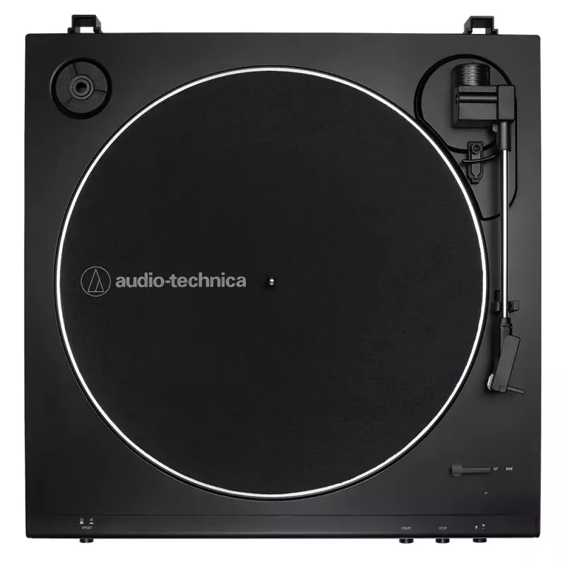 Hihnavetoinen levysoitin Audio-Technica AT-LP60X täysautomaattinen musta