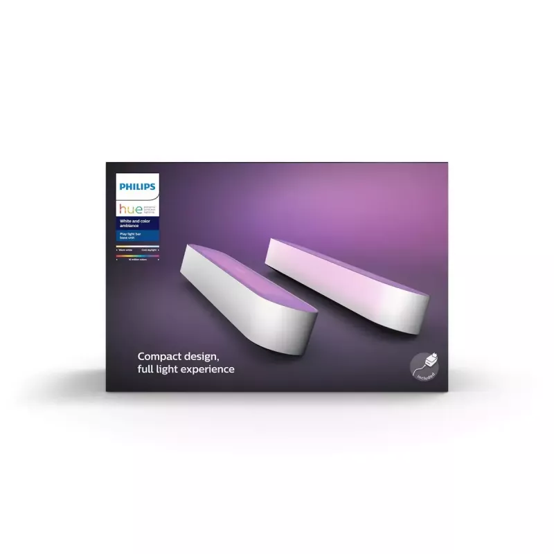 Philips Hue White and Colour Ambience Play Light Bar kaksipakkaus