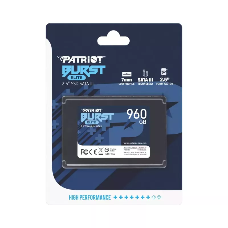 SSD-asema Patriot Memory 960 GB 2,5