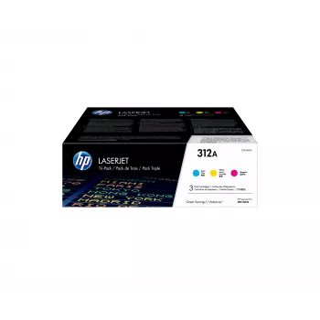 Värikasetti HP 312A syaani Tri-Pack 6000 sivua