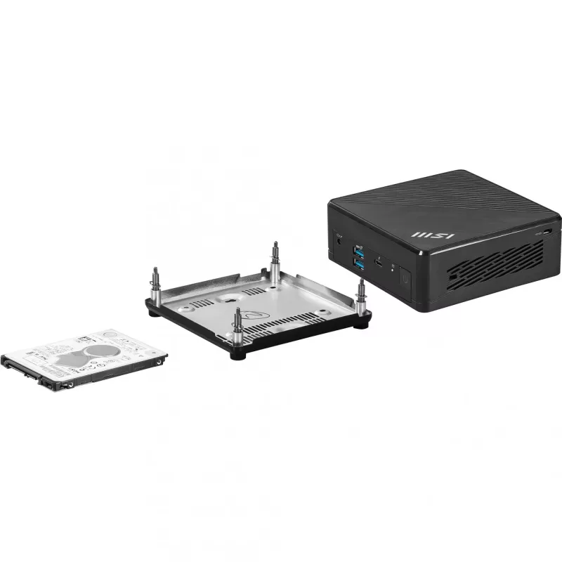 MSI Cubi 5 12M-001BEU 0,66L Mini-PC musta i7-1255U Intel SoC