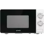 Gorenje mikroaaltouuni MO17E1W, pöytämalli, solo-mikroaaltouuni, 17 L, 700 W, sisäänrakennettu näyttö, LED
