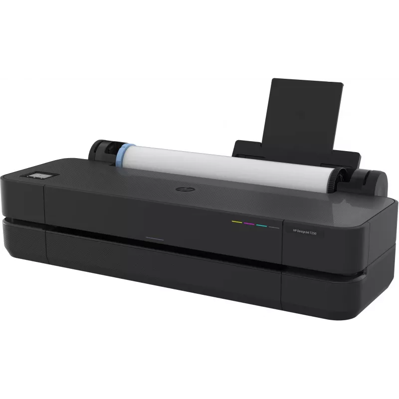 HP Designjet T250 24-in tulostin 2025 edition, Thermal inkjet, 2400 x 1200 DPI, JPEG, URF, musta, syaani, magenta, keltainen, 2400 x 1200 DPI, 1 (syaani, magenta, keltainen, musta)