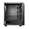 PC-kotelo CHIEFTEC GS-01B-OP Tower musta – karkaistu lasi, RGB-tuuletin, tukee ATX/Micro-ATX, GPU enintään 320 mm